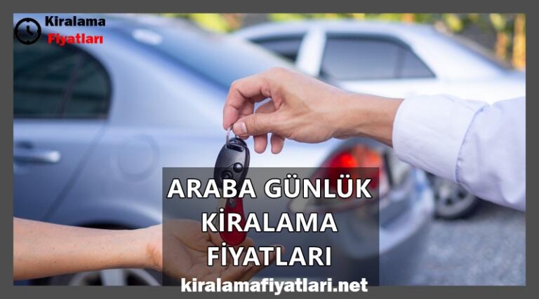 Araba Günlük Kiralama Fiyatları