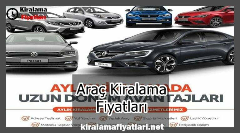 Araç Kiralama Fiyatları