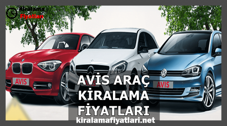 Avis Araç Kiralama Fiyatları