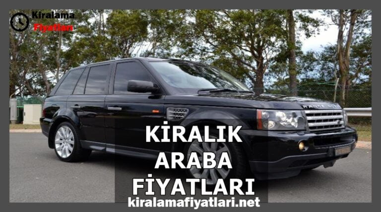 Kiralık Araba Fiyatları