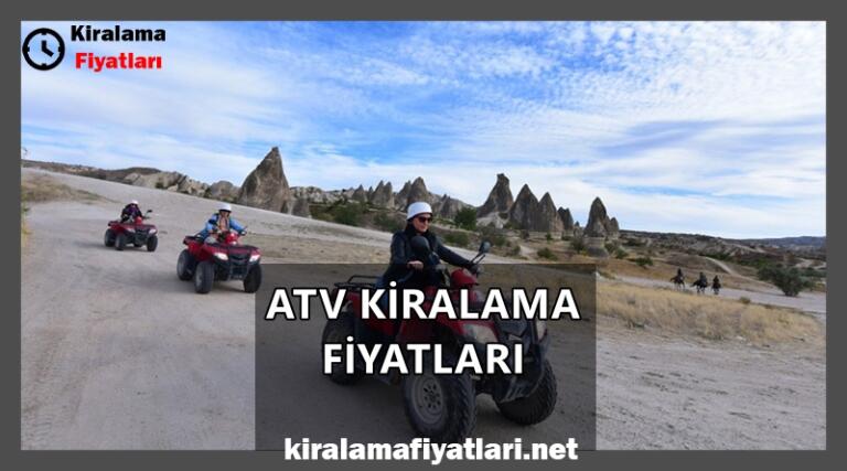 Atv Kiralama Fiyatlari