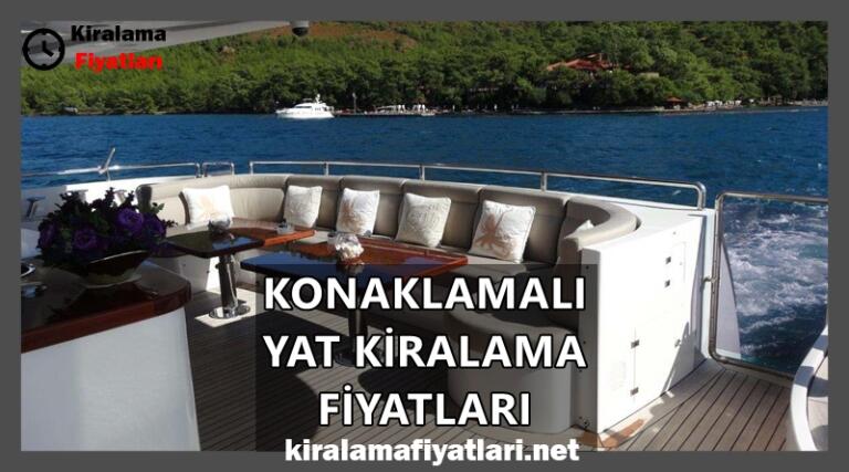 Konaklamalı Yat Kiralama Fiyatları
