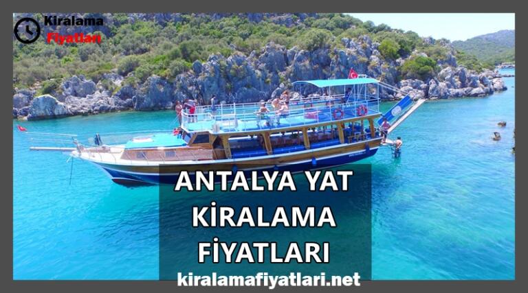 antalya yat kiralama fiyatları